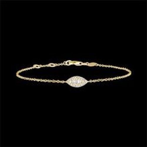 Edenly Armband Frische - Auge des Orients - 9 Karat Gelbgold und Diamanten - Fashion24 DE - Modalova