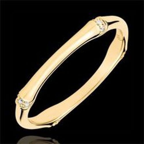 Edenly Ring Heiliger Urwald - Diamantenvielfalt 2 mm - 9 Karat Gelbgold - Fashion24 DE - Modalova