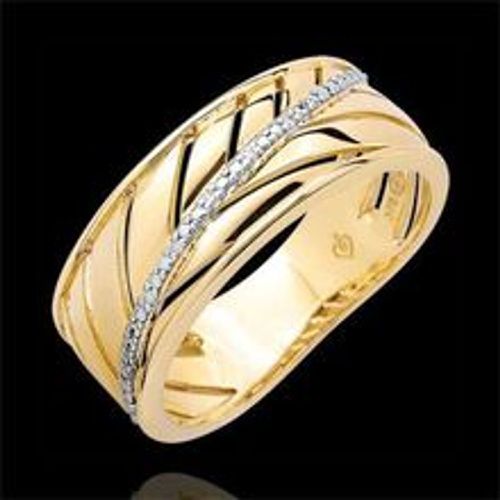 Edenly Ring Palme - 375er Gelbgold und Diamanten - Fashion24 DE - Modalova