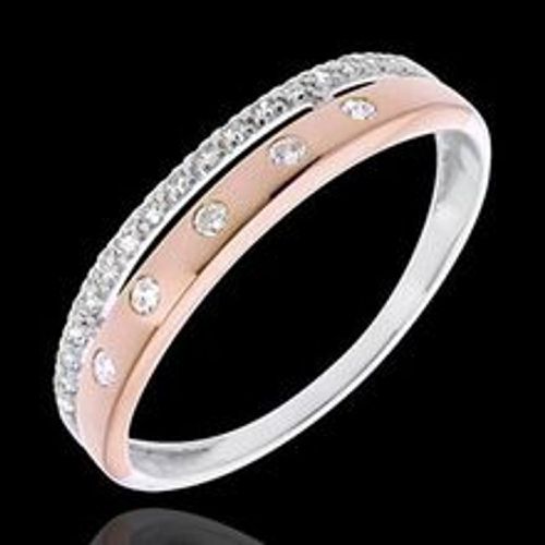 Edenly Ring Zauberwelt - SternkrÃ¶nchen - Kleines Modell - RosÃ©- und WeiÃŸgold - Fashion24 DE - Modalova