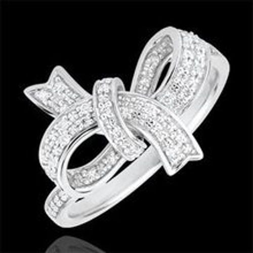 Edenly Ring Wertvolle Schleife - Silber und Diamanten - Fashion24 DE - Modalova