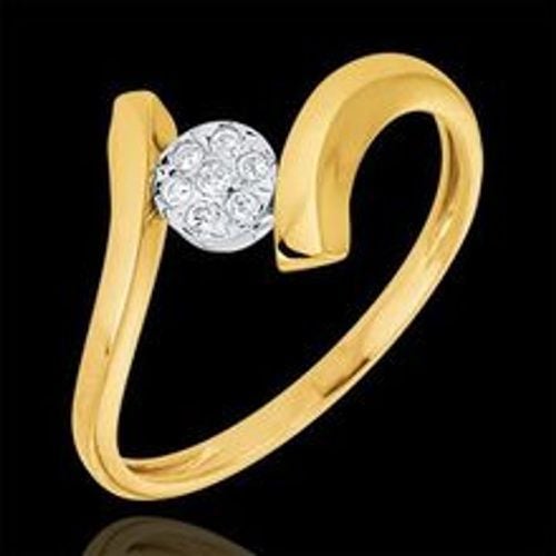 Edenly SolitÃ¤r Ring Kostbarer Kokon - GlanzstÃ¼ck - Gelbgold - 9 Karat - Fashion24 DE - Modalova