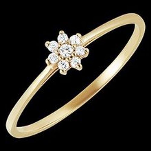 Edenly Ring BlÃ¼te - Daisy - Gelbgold, 9 Karat, mit Diamanten - Fashion24 DE - Modalova