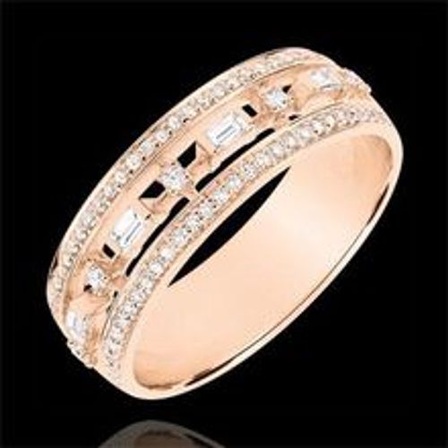 Edenly Ring Schicksal - Kleiner Kaiserin - 71 Diamanten - RosÃ©gold 9 Karat - Fashion24 DE - Modalova