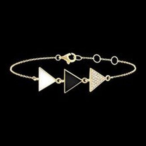 Edenly Armband Frische - Trio - 9 Karat Gelbgold und Diamanten - Fashion24 DE - Modalova