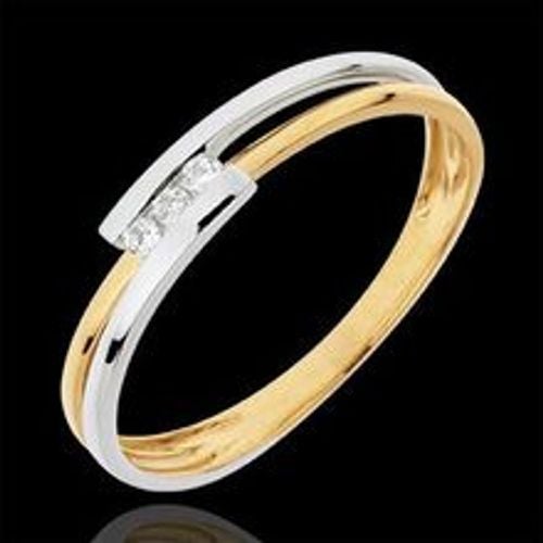 Edenly Ring Kostbarer Kokon - Anbetung - WeiÃŸ- und Gelbgold - 18 Karat - Fashion24 DE - Modalova