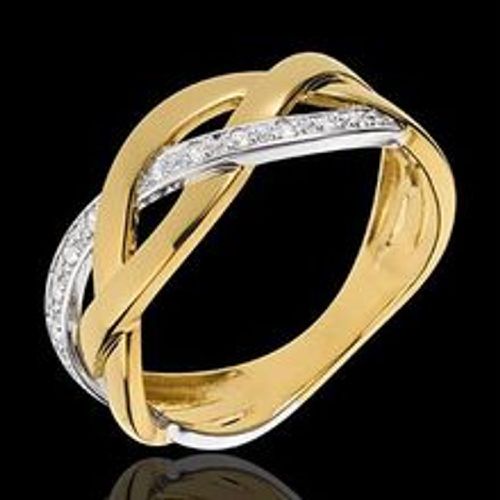 Edenly Ring GlÃ¤nzernder Zopf - Gelbgold - Fashion24 DE - Modalova