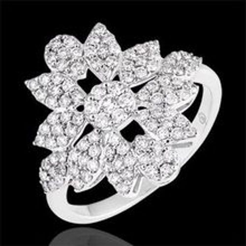 Edenly Ring Schicksal - Winterblume - 375er WeiÃŸgold und Diamanten - Fashion24 DE - Modalova