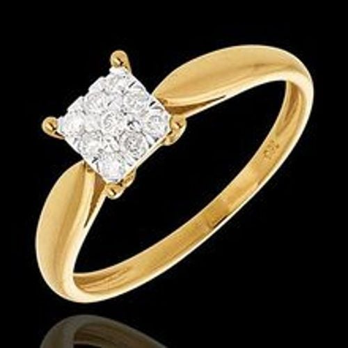 Edenly Ring DiamantwÃ¼rfel in Gelbgold - 9 Diamanten - Fashion24 DE - Modalova