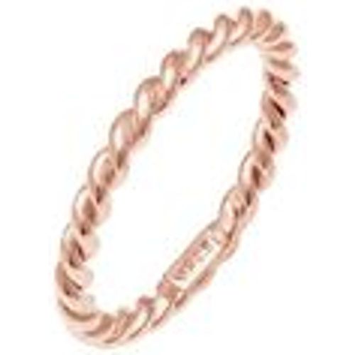 Ring Twisted Gedreht Basic Schlicht 925 Sterling Silber (Farbe: Rosegold, Größe: 58 mm) - NENALINA - Modalova