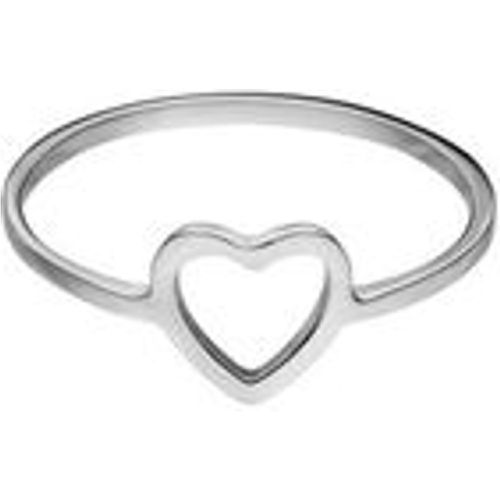 Ring "Heart Ring" Edelstahl (Farbe & Größe: silber, 50) - Paul Valentine - Modalova