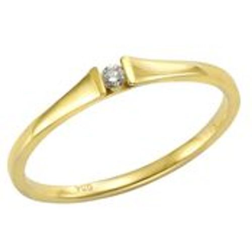 Ring 585 Gold Brillant 0,04ct - OROLINO - Modalova
