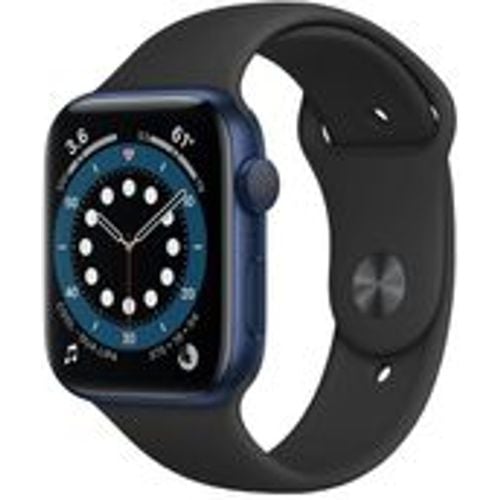 Watch Series 6 (2020) GPS 40 mm - Aluminium - Sportarmband Schwarz - Apple - Modalova