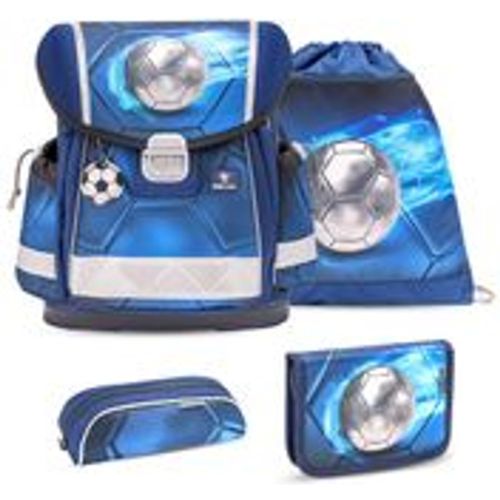 Rucksack ergonomisches Schulranzen-Set 4-Teile Football mit Brustgurt - Belmil - Modalova