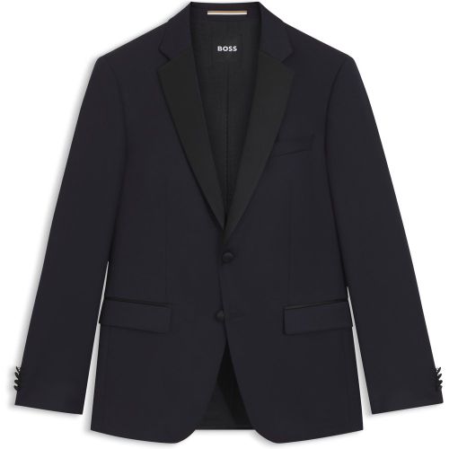 Veste de smoking Slim en sergé de laine vierge - Boss - Modalova