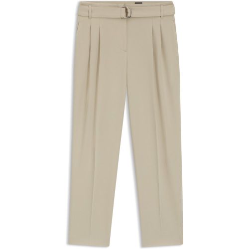 Pantalon court Regular en crêpe infroissable - Boss - Modalova