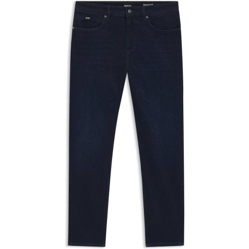 Jean Regular Maine bleu en maille denim - Boss - Modalova