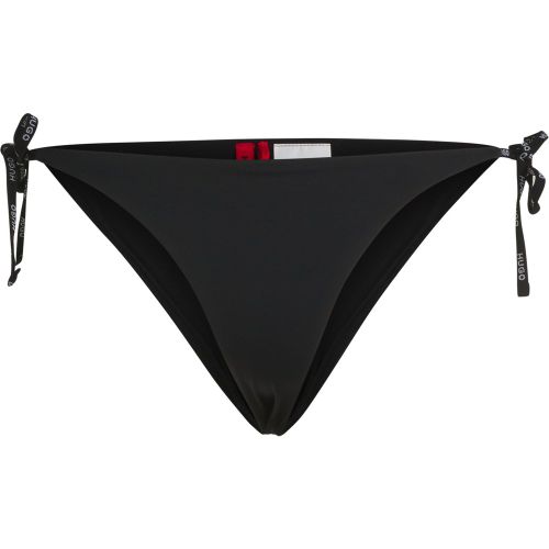 Bas de bikini avec liens contrastants logotés - HUGO - Modalova