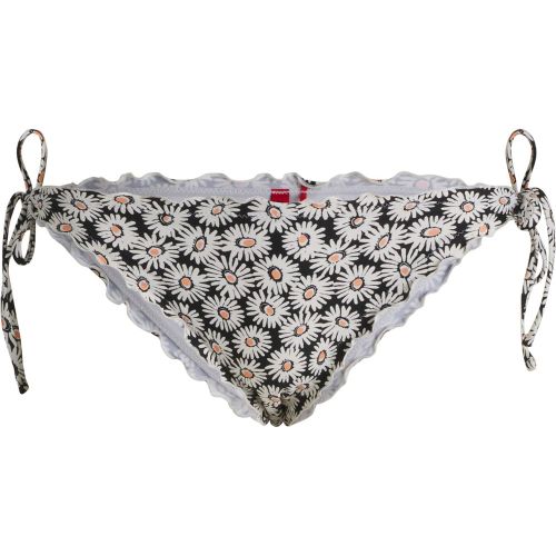 Bas de bikini avec liens à nouer sur les côtés et volants - HUGO - Modalova