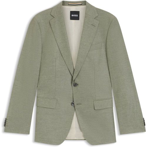 Blazer Slim en tissu stretch à motif - Boss - Modalova