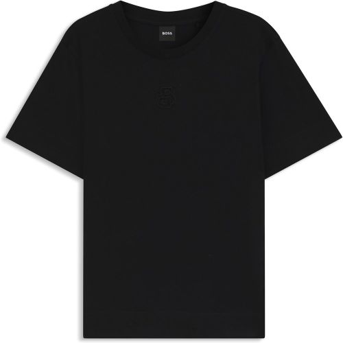 T-shirt en coton mercerisé avec strass Double B - Boss - Modalova