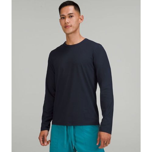 – Fundamental Langarmshirt für Männer – Blau – Größe XS - lululemon - Modalova