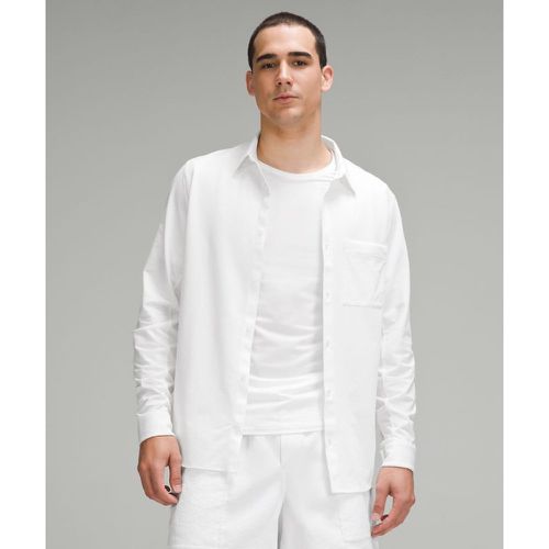 – Commission Langarmshirt Oxford für Männer – Weiß – Größe XL - lululemon - Modalova
