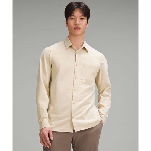 – Commission Langarmshirt Oxford für Männer – Khaki – Größe L - lululemon - Modalova