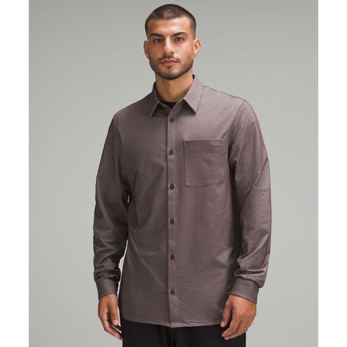 – Commission Long-Sleeve Shirt Oxford für Männer – Braun – Größe L - lululemon - Modalova