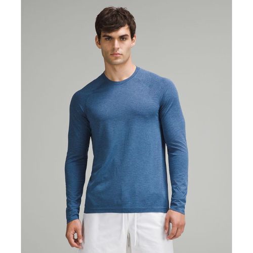 – Metal Vent Tech Langarmshirt für Männer – Blau – Größe L - lululemon - Modalova