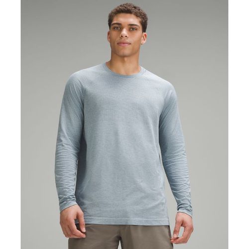 – Metal Vent Tech Langarmshirt für Männer – Blau/Pastel – Größe M - lululemon - Modalova