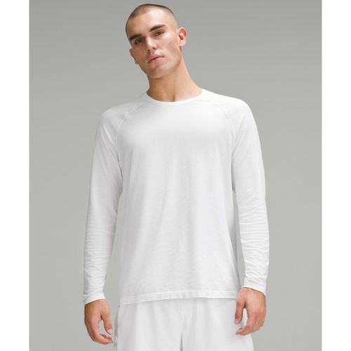 – Metal Vent Tech Langarmshirt für Männer – Weiß – Größe M - lululemon - Modalova