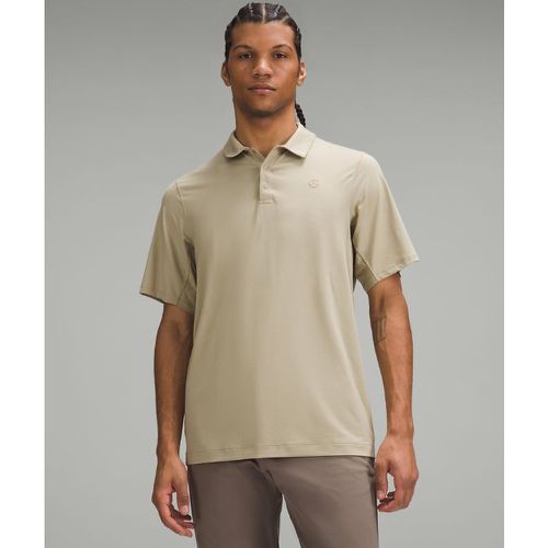 – Sport-Poloshirt mit kurzen Ärmeln und Logo für Männer – Khaki – Größe 2XL - lululemon - Modalova