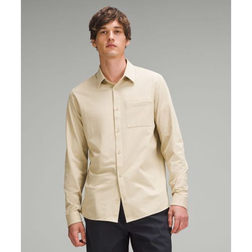 – Commission Langarmshirt Oxford für Männer – Khaki – Größe XS - lululemon - Modalova