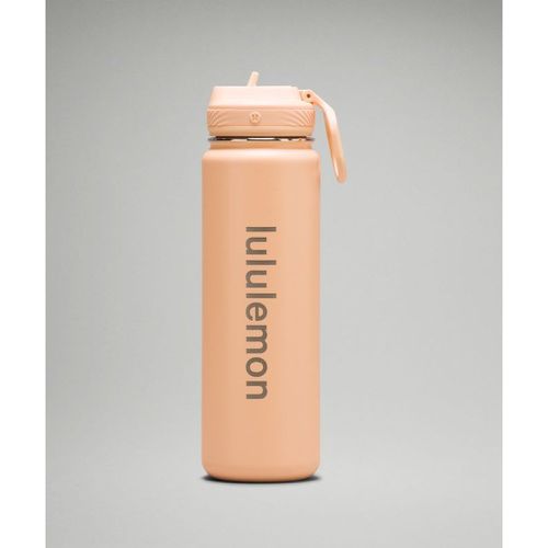 – Back to Life Sportflasche 710 ml Strohhalm-Deckel – Orange - lululemon - Modalova