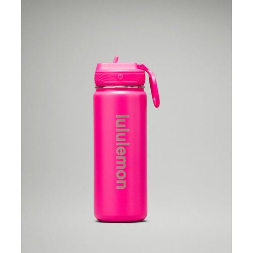 – Back to Life Sportflasche 530 ml Strohhalm-Deckel – Neon/Pink - lululemon - Modalova