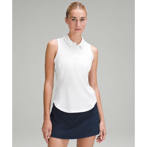 – Schnelltrocknendes, ärmelloses Poloshirt für Frauen – Weiß – Größe 4 - lululemon - Modalova