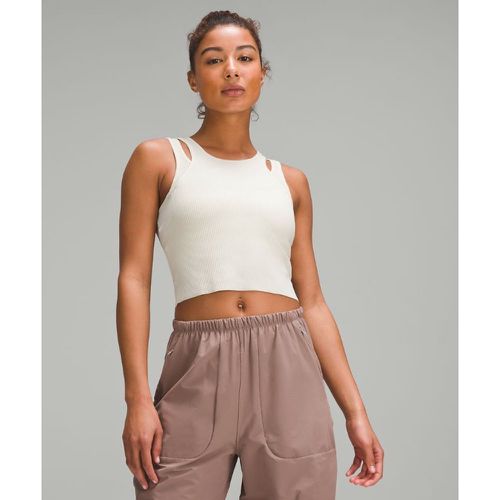 – Cut-Out Knit Tank Top für Frauen – Weiß – Größe M - lululemon - Modalova