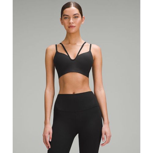 – Like a Cloud Gerippter Longline-BH mit Trägern leichter Halt B/C-Cups für Frauen – Größe 8 - lululemon - Modalova