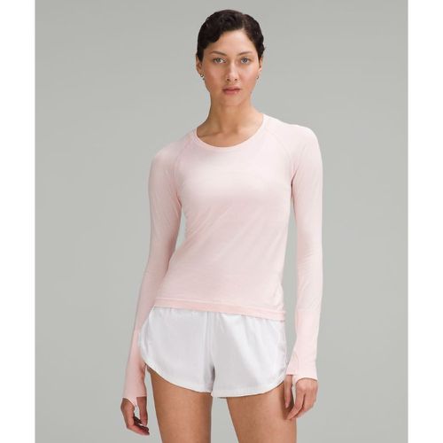 – Swiftly Tech Langarmshirt 2.0 Race-Länge für Frauen – Pink – Größe 12 - lululemon - Modalova