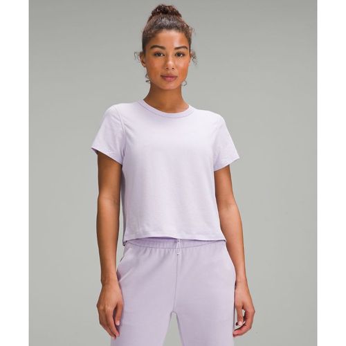– T-Shirt aus im Classic Fit für Frauen – Baumwollmischung – Lila/Pastel – Größe 10 - lululemon - Modalova
