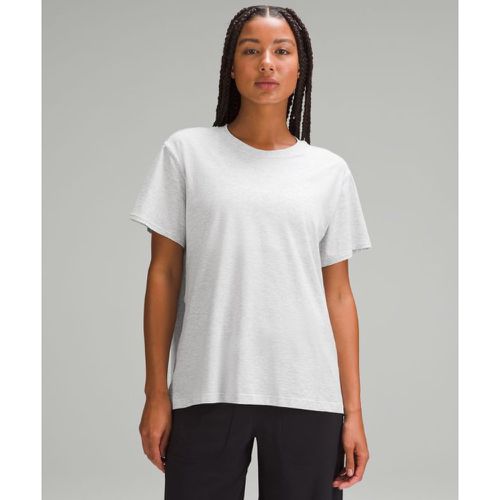 – All Yours Baumwoll-T-Shirt für Frauen – Grau – Größe 4 - lululemon - Modalova