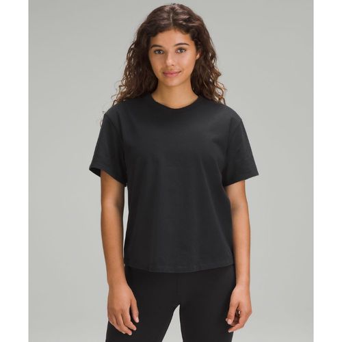 – Relaxed-Fit Cotton Jersey T-Shirt für Frauen – Größe 0 - lululemon - Modalova