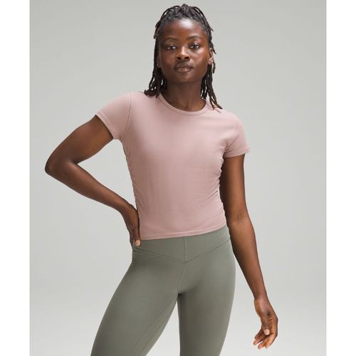 – All It Takes Geripptes T-Shirt aus Nulu für Frauen – Pink/Pastel – Größe 12 - lululemon - Modalova
