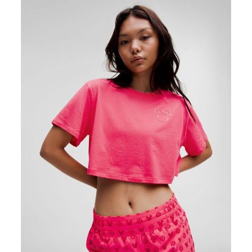 – Disney x All Yours Crop-T-Shirt für Frauen – Neon – Größe 10 - lululemon - Modalova