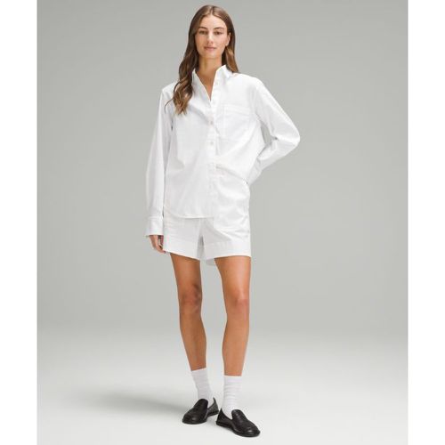 – Hemd im Relaxed Fit aus Baumwollpopeline für Frauen – Größe L - lululemon - Modalova