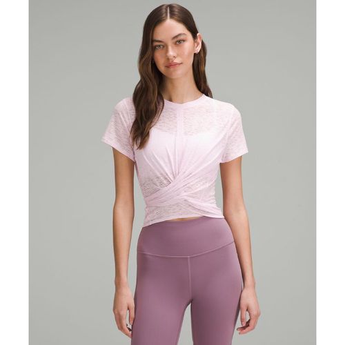 – Atmungsaktives Kurzarmshirt mit Taillenband für Frauen – Größe 6 - lululemon - Modalova