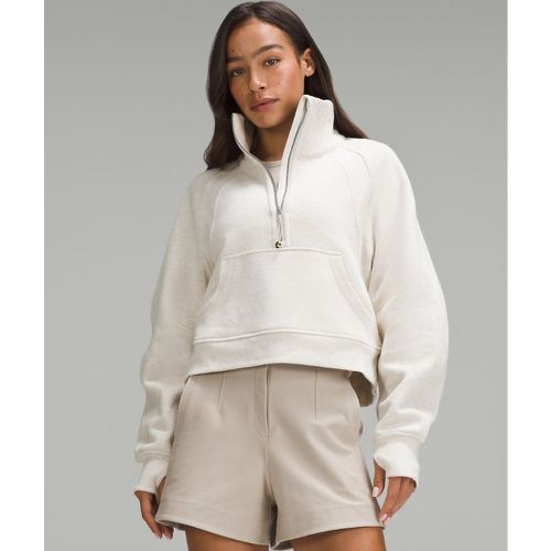 – Scuba Oversized-Pullover mit Trichterkragen und halblangem Reißverschluss für Frauen – Größe M/L - lululemon - Modalova