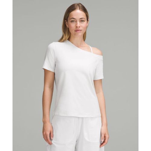 – Schulterfreies Baumwoll-T-Shirt für Frauen – Größe L - lululemon - Modalova