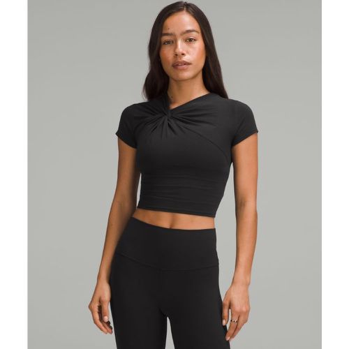 – T-Shirt mit asymmetrischem Knotendetail für Frauen – Größe L - lululemon - Modalova